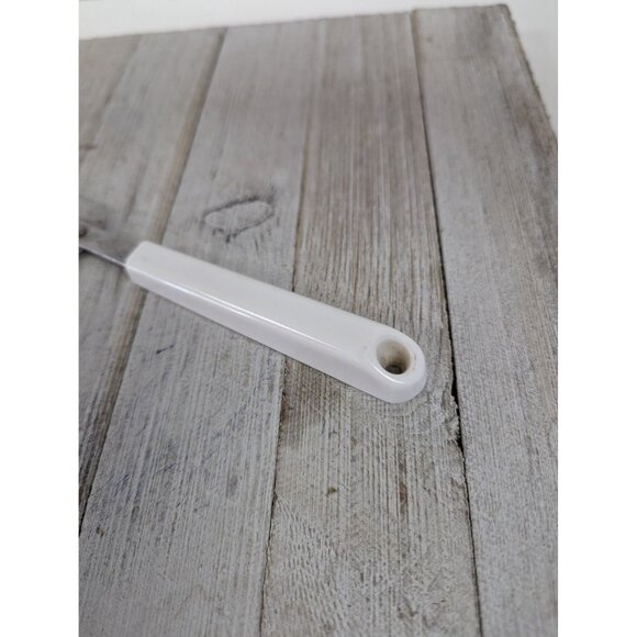 Vintage ACE Chef Stainless Steel Spatula Icing Baking White Blue Handle - Picture 7 of 7